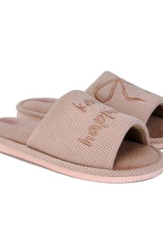 Женские домашние тапочки Twins HS-VL с вышивкой, Pink Bant, размер 40 (26 см)