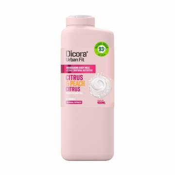 Уценка! Питательное молочко для тела Dicora Urban Fit Цитрус и персик, с витамином С, 400 мл Уценка! Питательное молочко для тела Dicora Urban Fit Цитрус и персик, с витамином С, 400 мл