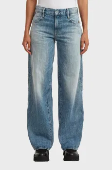 Женские голубые джинсы Contor 3D Loose Голубой 26-32 G-Star RAW D27745,E358