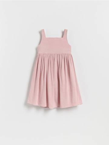 Reserved - Сукня з віскози з домішкою льону - пильно-рожевий - 244DA-39X Reserved - Сукня з віскози з домішкою льону - пильно-рожевий - 244DA-39X