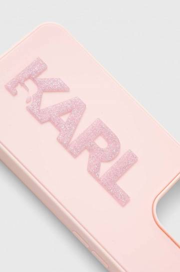 Чехол на телефон Karl Lagerfeld iPhone 15 Pro Max 6.7" цвет розовый Чехол на телефон Karl Lagerfeld iPhone 15 Pro Max 6.7" цвет розовый