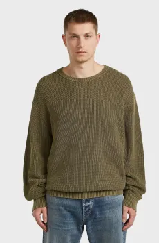 Мужской темно-зеленый джемпер Washed Зеленый L G-Star RAW D30770,E438