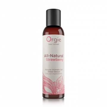 Лубрикант Orgie All-Natural на водной основе, со вкусом клубники, 150 мл Лубрикант Orgie All-Natural на водной основе, со вкусом клубники, 150 мл