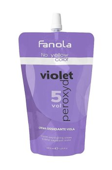 Фиолетовый окислитель против желтизны Fanola No Yellow Violet Oxidizing Cream 1.5% (5 Vol), 1 л
