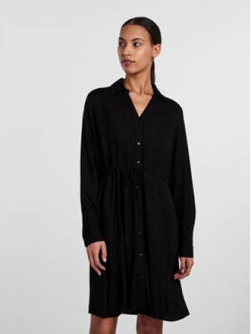 Pieces Сукня-сорочка 17140730 Чорний Regular Fit Pieces Сукня-сорочка 17140730 Чорний Regular Fit