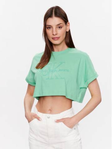 Calvin Klein Jeans Футболка J20J221048 Зелений Relaxed Fit Calvin Klein Jeans Футболка J20J221048 Зелений Relaxed Fit