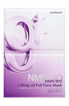 Тканевая лифтинг-маска для лица Numbuzin No.9 NAD+ Bio Lifting-sil Full Face Mask, 1 шт