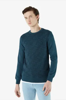 Мужской синий свитер Синий M-L Lacoste AH225252L