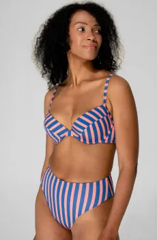 Женские трусики от купальника в полоску Разноцветный XS brabrabra SO205521