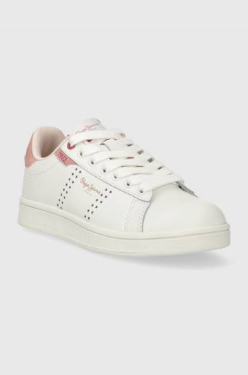 Детские кроссовки Pepe Jeans цвет белый
