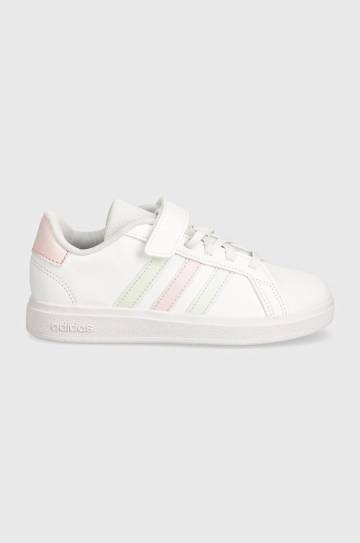 Детские кроссовки adidas GRAND COURT 2.0 EL C цвет белый IE5993 Детские кроссовки adidas GRAND COURT 2.0 EL C цвет белый IE5993