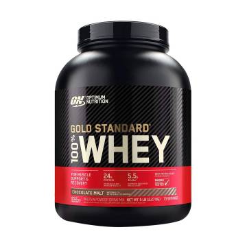 Протеин Optimum Nutrition 100% Whey Gold Standard Шоколадный солод, в порошке, 2.27 кг Протеин Optimum Nutrition 100% Whey Gold Standard Шоколадный солод, в порошке, 2.27 кг