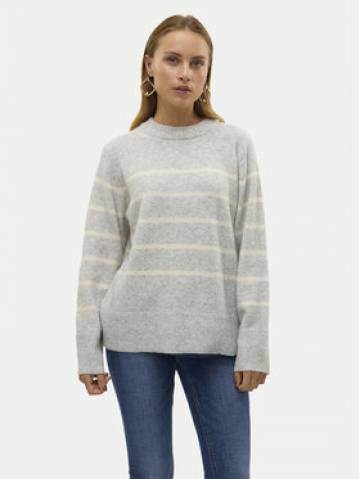 Vero Moda Светр Flawless 10320487 Сірий Loose Fit Vero Moda Светр Flawless 10320487 Сірий Loose Fit