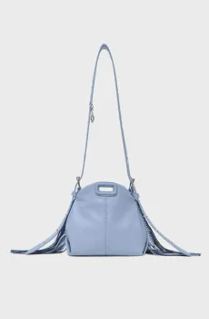 Женская голубая кожаная сумка Miss M Голубой ONESIZE MAJE MFAPM00315_Blue Sky