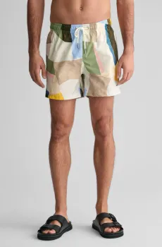 Мужские плавательные шорты с узором ART PRINT Разноцветный M Gant 922416005