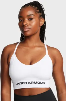 Женский белый топ Vanish Seamless Low Bra Белый XS Under Armour 1384417-100