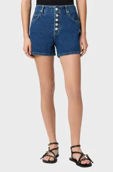 Женские синие джинсовые шорты TAY Синий 26 AllSaints W051EE