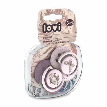 Пустышка LOVI Botanic Girl силиконовая, динамическая, для девочек, от 3 до 6 месяцев, 2 шт (22-870girl) Пустышка LOVI Botanic Girl силиконовая, динамическая, для девочек, от 3 до 6 месяцев, 2 шт (22-870girl)