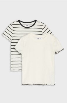 Бавовняна футболка 2 pack - різнобарвний