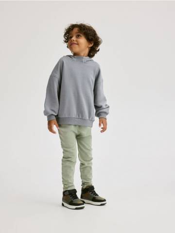 Reserved - Бавовняний світшот оверсайз - червонувато-ліловий - 007FK-48X