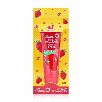Увлажняющий бальзам для губ Just Kawaii SPF 15 Клубника, 10 г Увлажняющий бальзам для губ Just Kawaii SPF 15 Клубника, 10 г