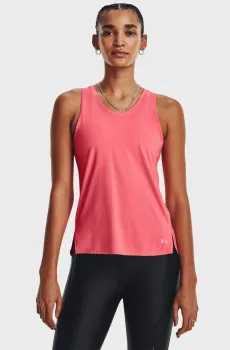 Женская розовая майка UA ISO-CHILL LASER TANK Розовый XS Under Armour 1376811-600