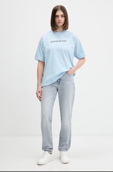 Хлопковая футболка Guess Jeans
