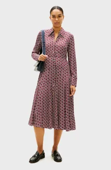 Женское платье с узором TWILL Разноцветный XXS Tommy Hilfiger WW0WW50912