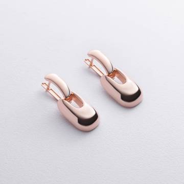 Серьги "Nicoletta" в красном золоте с09149 Серьги "Nicoletta" в красном золоте с09149