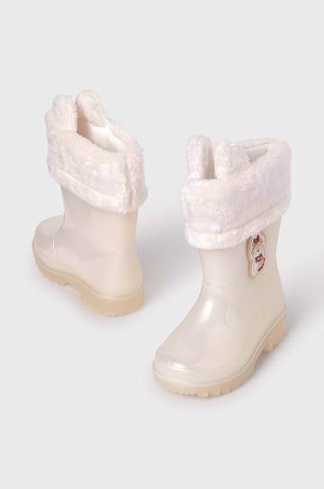 Детские резиновые сапоги Mayoral цвет бежевый 42532