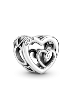 Намистина "Нескінченні переплетені серця"