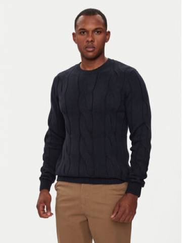 Lindbergh Светр 30-805015 Cиній Relaxed Fit Lindbergh Светр 30-805015 Cиній Relaxed Fit