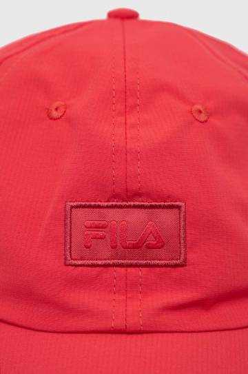 Кепка Fila цвет оранжевый однотонная Кепка Fila цвет оранжевый однотонная