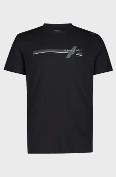 Мужская черная футболка Черный 56 CMP 30T9367-64UT