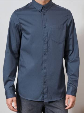 Сорочка з довгим рукавом - steel blue Сорочка з довгим рукавом - steel blue