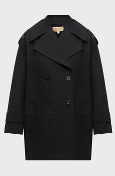 Женский черный тренч Черный M-L Michael Kors MR520GTDTY