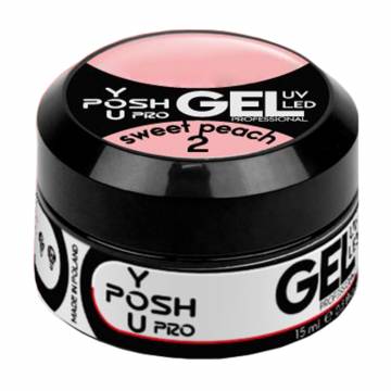 Однофазный гель для наращивания ногтей You Posh Builder Gel 02 Сладкий персик, 15 мл Однофазный гель для наращивания ногтей You Posh Builder Gel 02 Сладкий персик, 15 мл