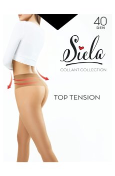 Колготки женские Siela Collant Collection Top Tension 40 Den, Nero, размер 2