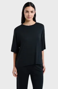 Женская черная футболка KATE Черный S-M Etam 6557921