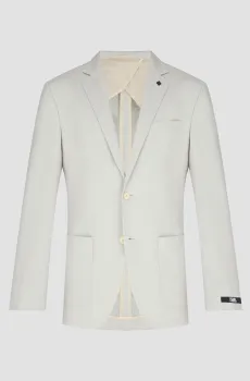 Мужской бежевый блейзер Бежевый 58 Karl Lagerfeld 542008.155280;410