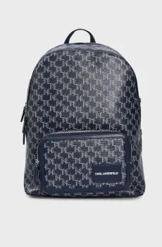 Мужской темно-синий рюкзак с узором Синий ONESIZE Karl Lagerfeld A1M30484;1RE