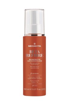 Уценка! Восстановительная микроэмульсия Medavita Beta-Refibre Reconstructive Hair Microemulsion для поврежденных волос, 150 мл