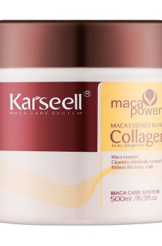 Маска Karseell Maca Power Maca Essence Repair Collagen Hair Mask для сухих и поврежденных волос, с коллагеном, 500 мл