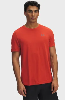 Мужская красная футболка Vanish Seamless SS Красный XXL Under Armour 1382801-847