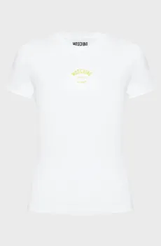 Женская белая футболка Белый XS Moschino J0713.3234;7001