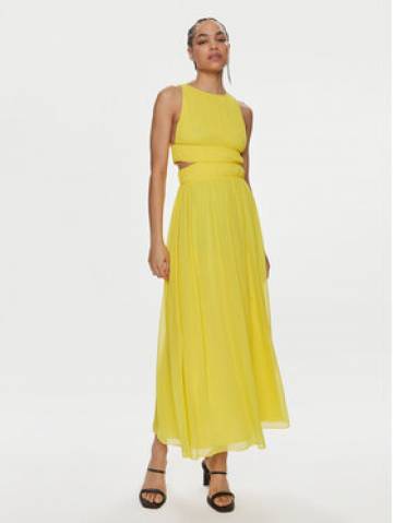 Patrizia Pepe Повсякденна сукня 2A2713/A061-Y447 Жовтий Regular Fit Patrizia Pepe Повсякденна сукня 2A2713/A061-Y447 Жовтий Regular Fit