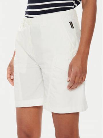 Napapijri Шорти з тканини Narin NP0A4H8H Écru Loose Fit Napapijri Шорти з тканини Narin NP0A4H8H Écru Loose Fit
