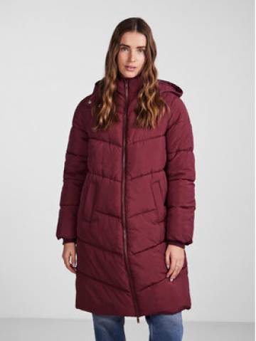 Pieces Пуховик 17126619 Бордовий Regular Fit Pieces Пуховик 17126619 Бордовий Regular Fit