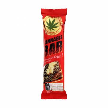 Батончик-мюсли Cannabis Bar с орехами и семенами каннабиса, 40 г Батончик-мюсли Cannabis Bar с орехами и семенами каннабиса, 40 г