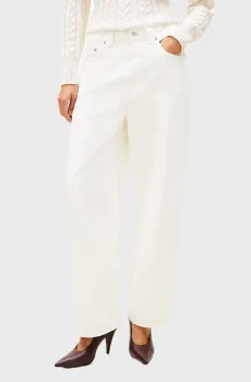 Женские белые джинсы BARREL Белый 27-32 Tommy Hilfiger WW0WW49500